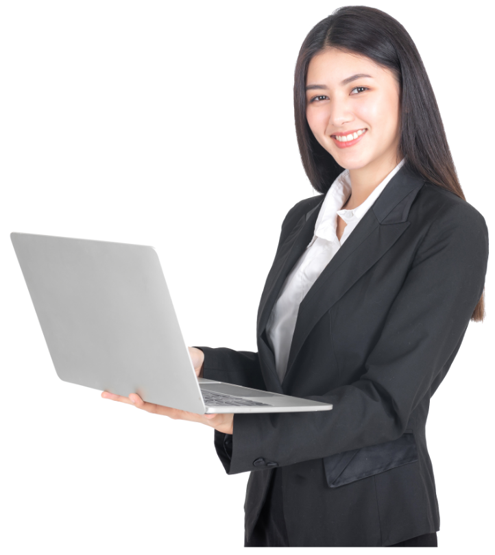 Liên hệ 1 lifestyle business people using laptop computer office desk